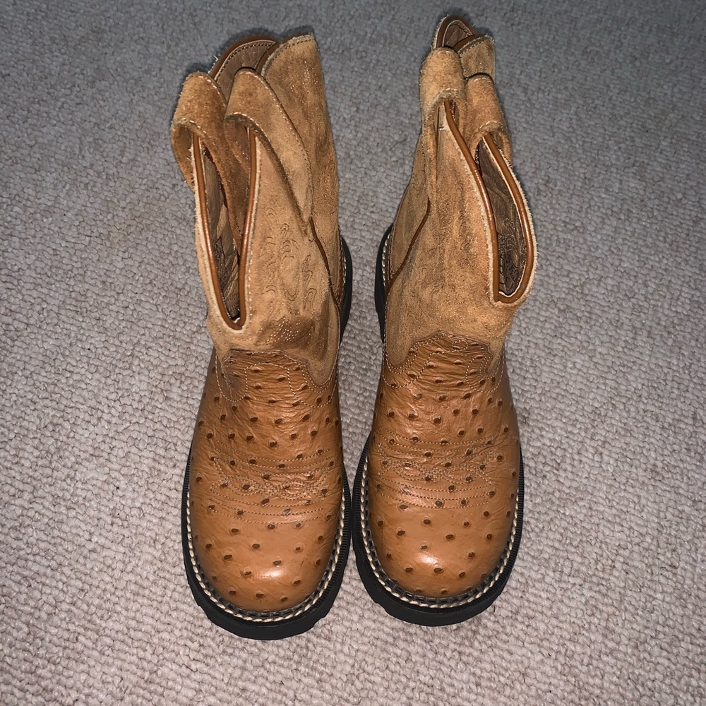 Ariat Fatbaby Ostrich Western Boots
